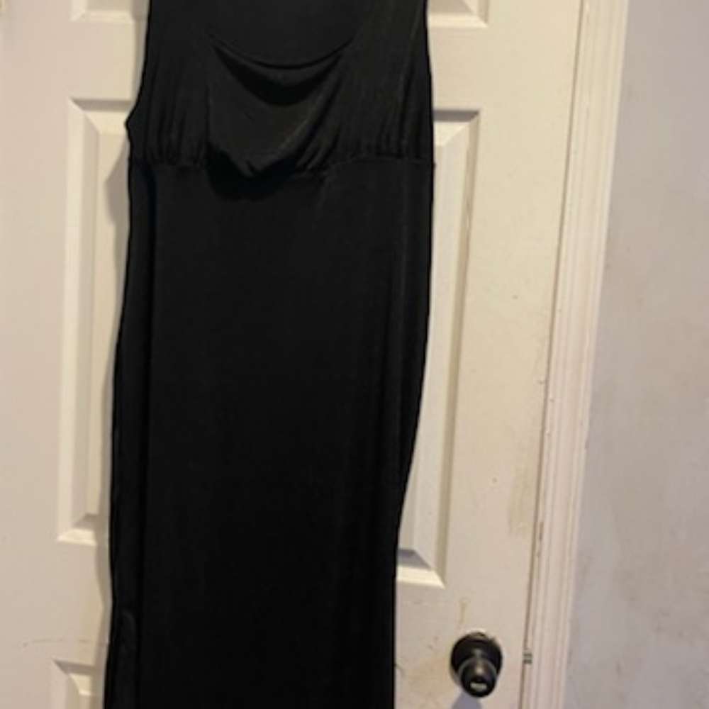 Plus size black body con dress